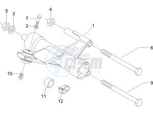 LXV 150 4T USA drawing Swinging arm