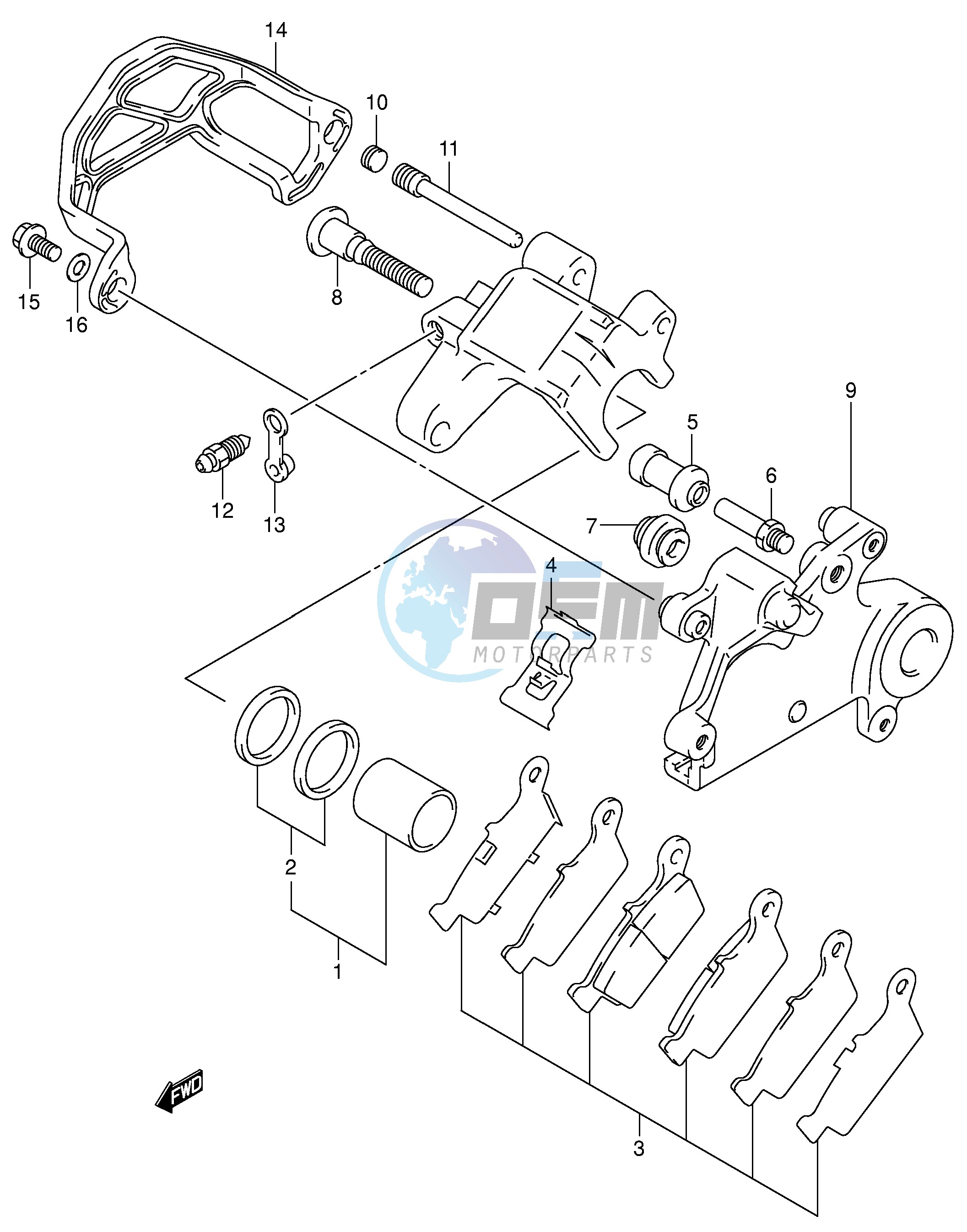 REAR CALIPER