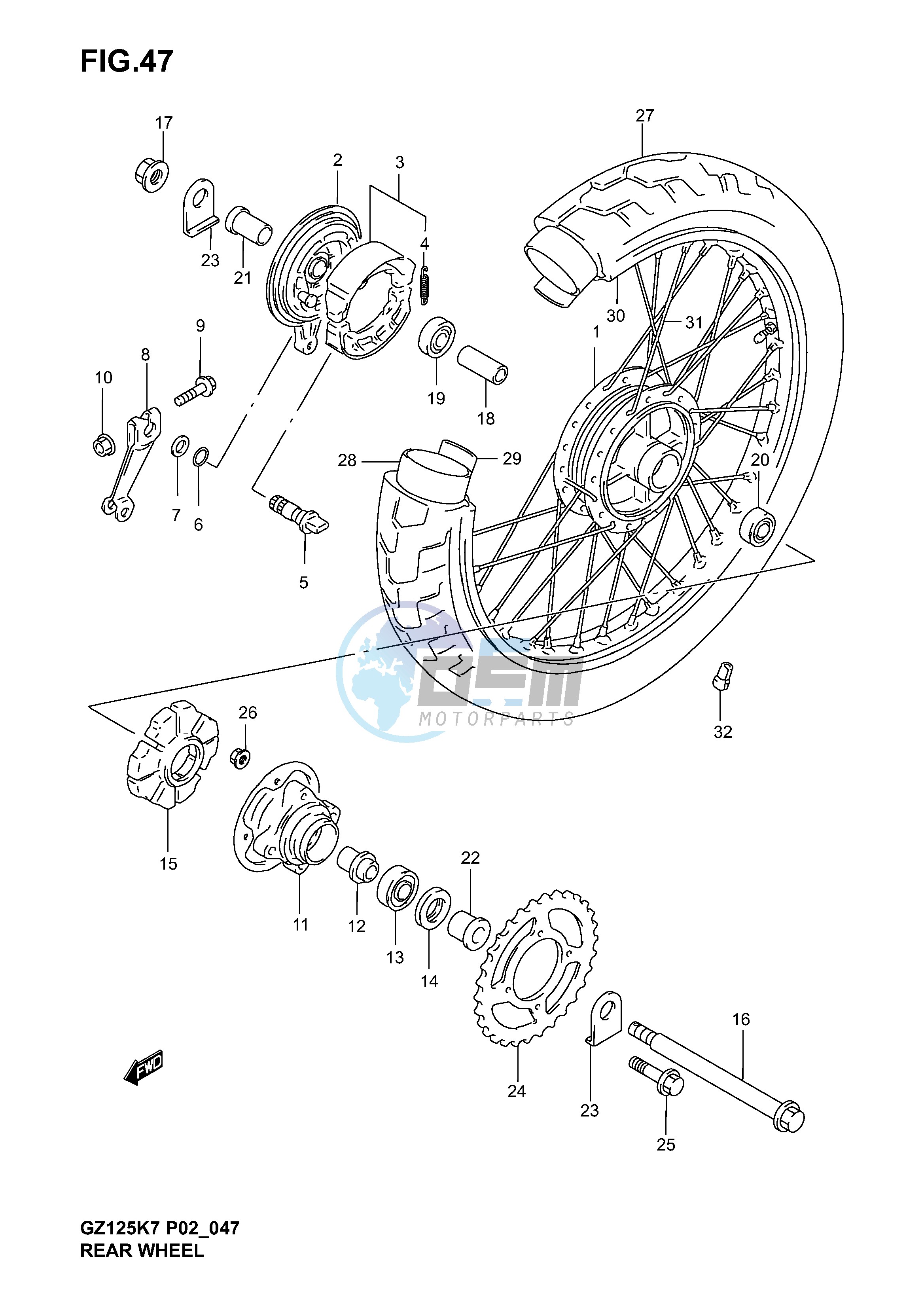 REAR WHEEL