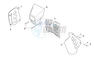 RX-SX 50 drawing Front body II - Enduro