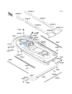 JET SKI STX-15F JT1500A9F EU drawing Pads