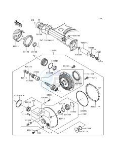 VN 1500 L [VULCAN 1500 NOMAD FI] (L1) [VULCAN 1500 NOMAD FI] drawing DRIVE SHAFT_FINAL GEAR