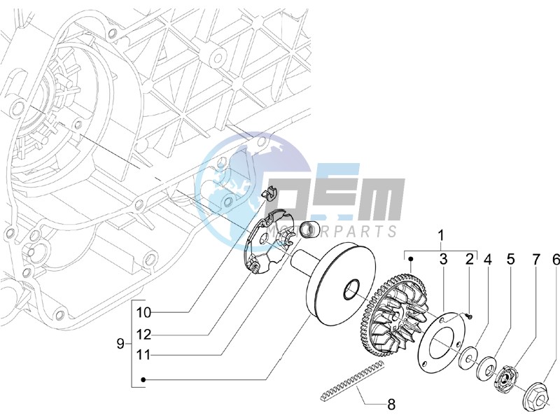 Driving pulley