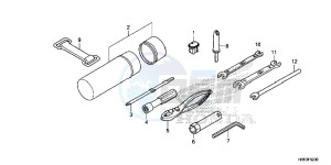 TRX500FM5H Europe Direct - (ED) drawing TOOLS