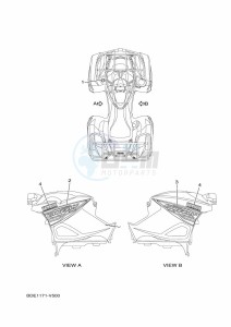 YFM700FWAD GRIZZLY 700 EPS (BDE2) drawing GRAPHICS