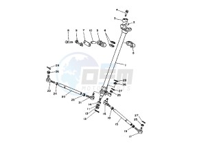 YFM X WARRIOR 350 drawing STEERING