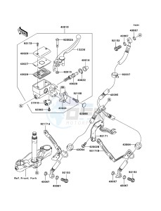 VN2000 VN2000A6F GB XX (EU ME A(FRICA) drawing Front Master Cylinder