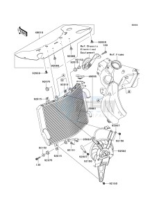 ZX636 C [NINJA ZX-6R] (C6F) C6F drawing RADIATOR