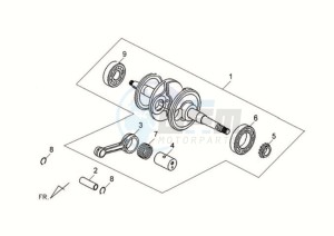 FIDDLE II 125S drawing CRANKSHAFT