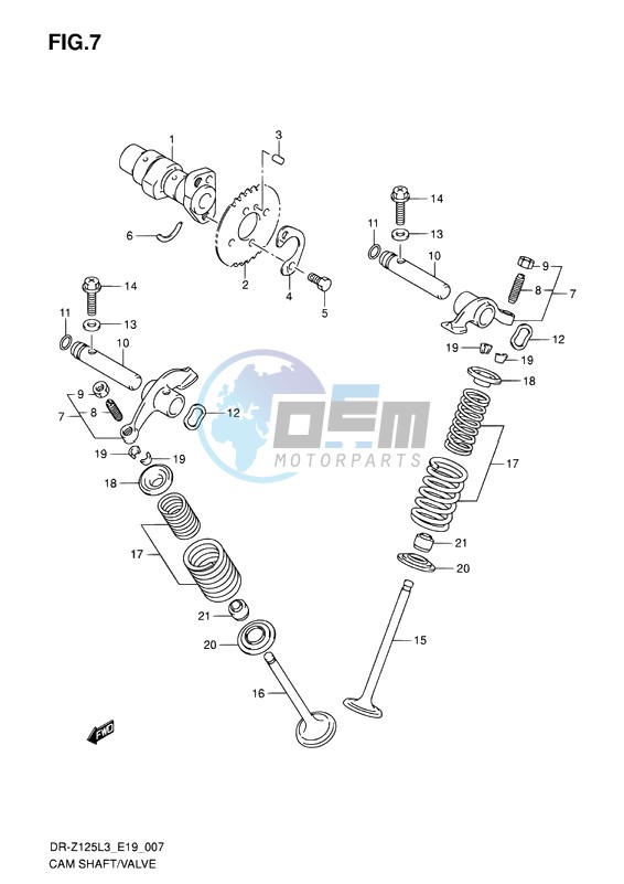 CAM SHAFT - VALVE