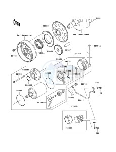 Z750 ZR750L8F GB XX (EU ME A(FRICA) drawing Starter Motor