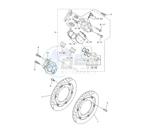 XJ6-S DIVERSION 600 drawing FRONT BRAKE CALIPER