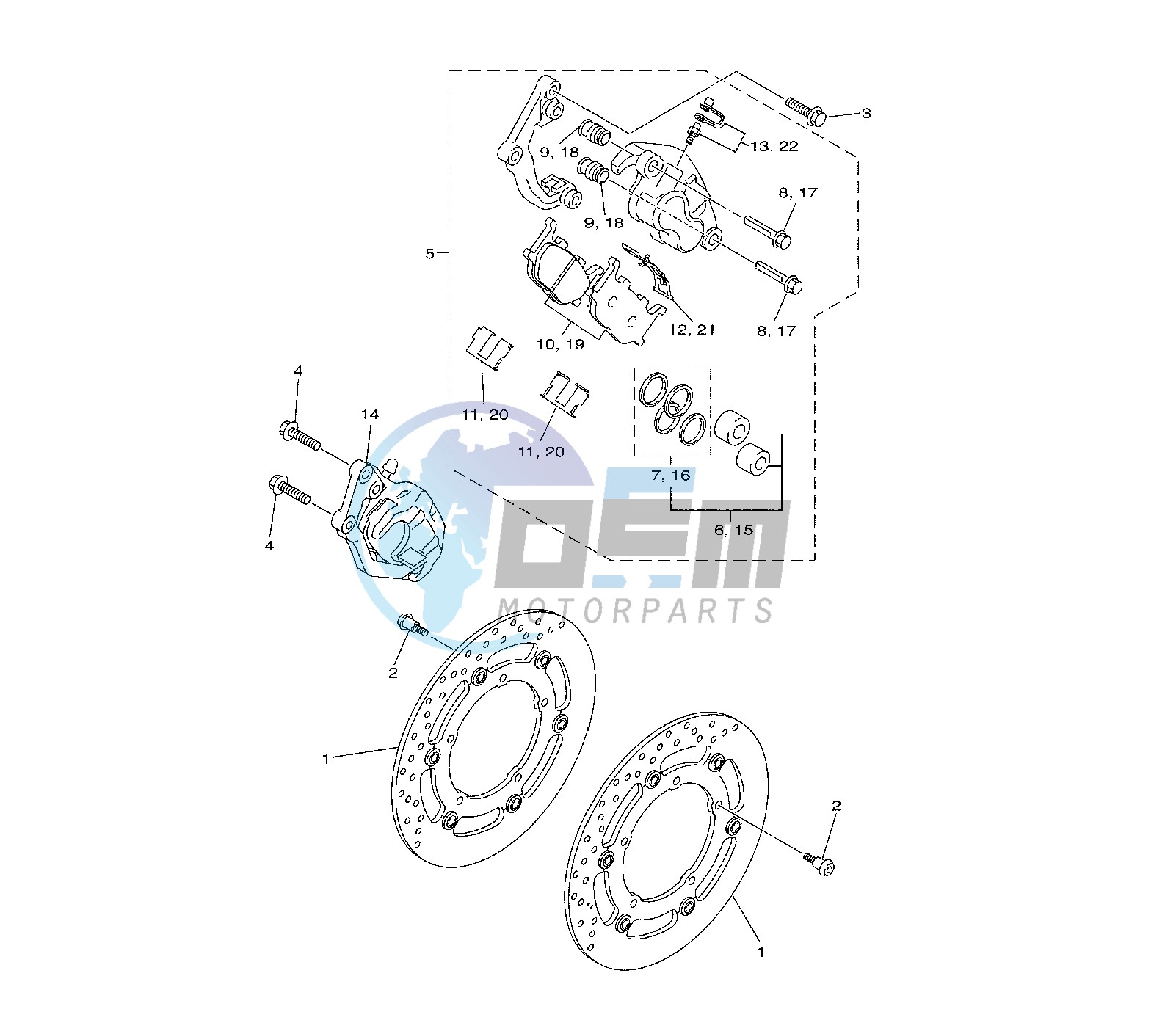 FRONT BRAKE CALIPER