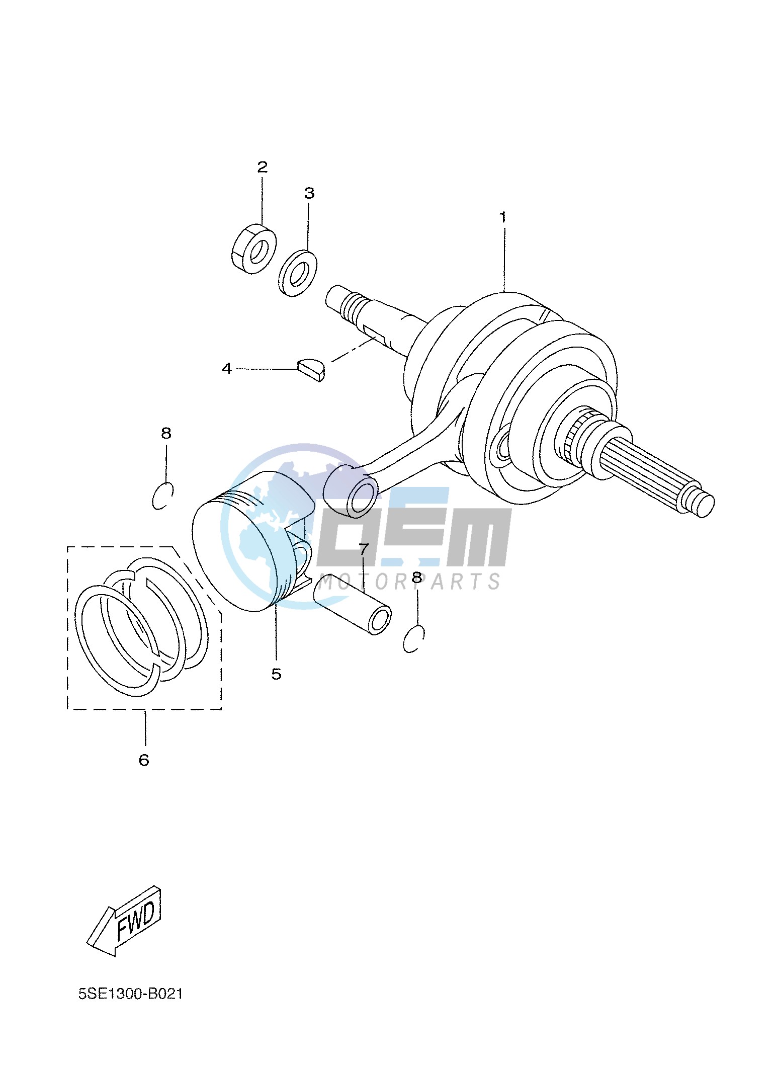 CRANKSHAFT & PISTON