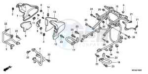 GL1800A UK - (E / MKH) drawing ENGINE GUARD