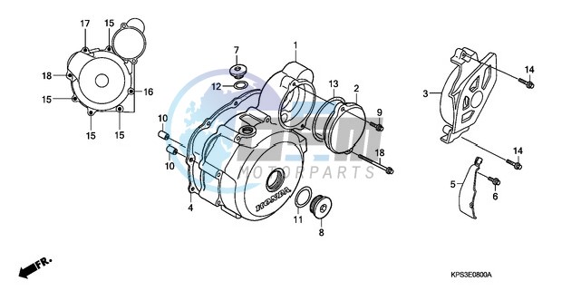 LEFT CRANKCASE COVER