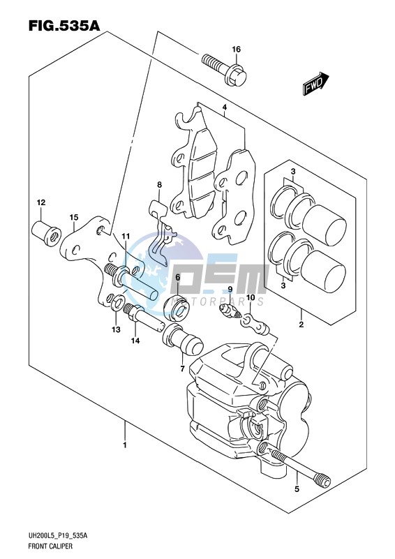 FRONT CALIPER