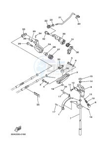 F50DETL drawing THROTTLE-CONTROL