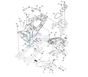 XJ6-S DIVERSION 600 drawing FENDER