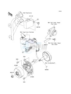 KX 85 A [KX85 MONSTER ENERGY] (A6F - A9FA) A8F drawing GENERATOR