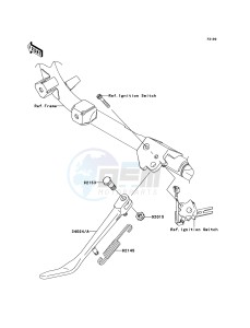 VN900_CUSTOM VN900C7F GB XX (EU ME A(FRICA) drawing Stand(s)