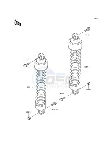 EN 500 A [VULCAN 500] (A6-A7) [VULCAN 500] drawing SUSPENSION_SHOCK ABSORBER