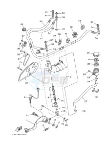 XT1200Z (23PF 23PG) drawing REAR MASTER CYLINDER