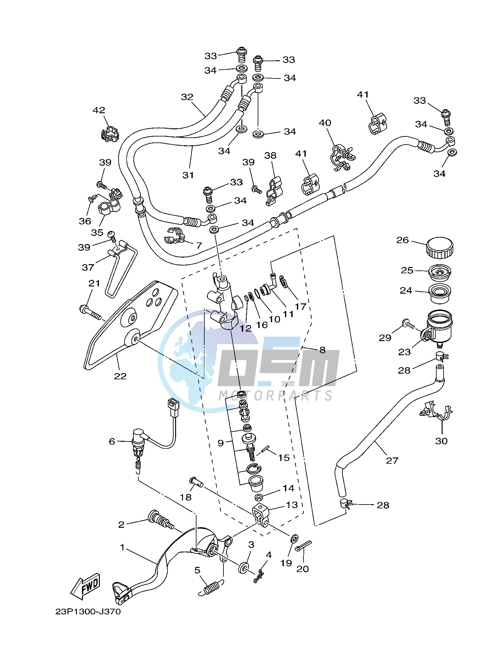 REAR MASTER CYLINDER