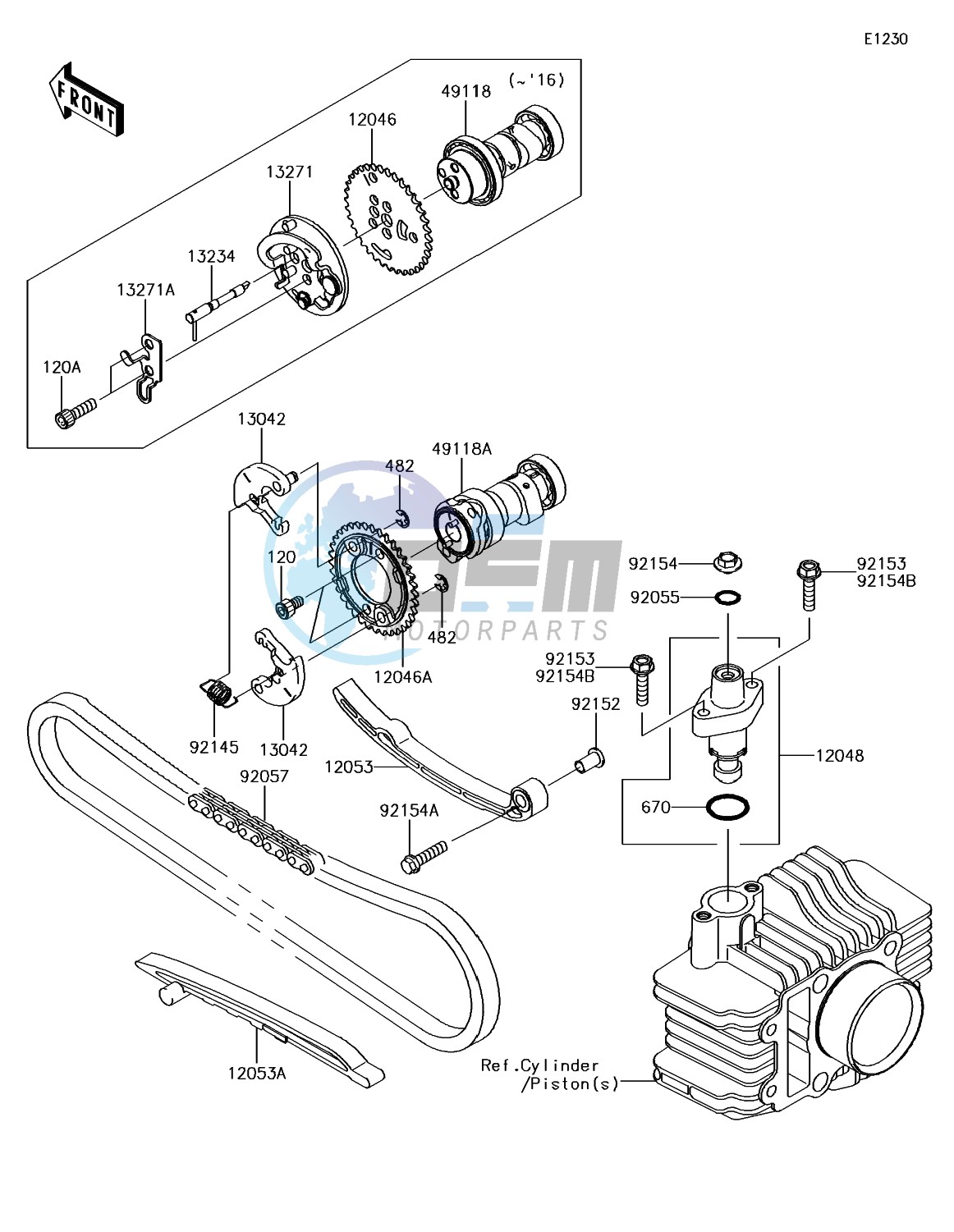 Camshaft(s)/Tensioner