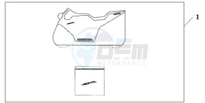 CBR600RR9 BR / MME - (BR / MME) drawing INDOOR CYCLE COVER