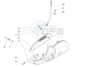 LX 150 4T 3V ie drawing Silencer