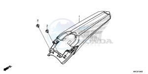 CRF450R Europe Direct - (ED) drawing REAR FENDER