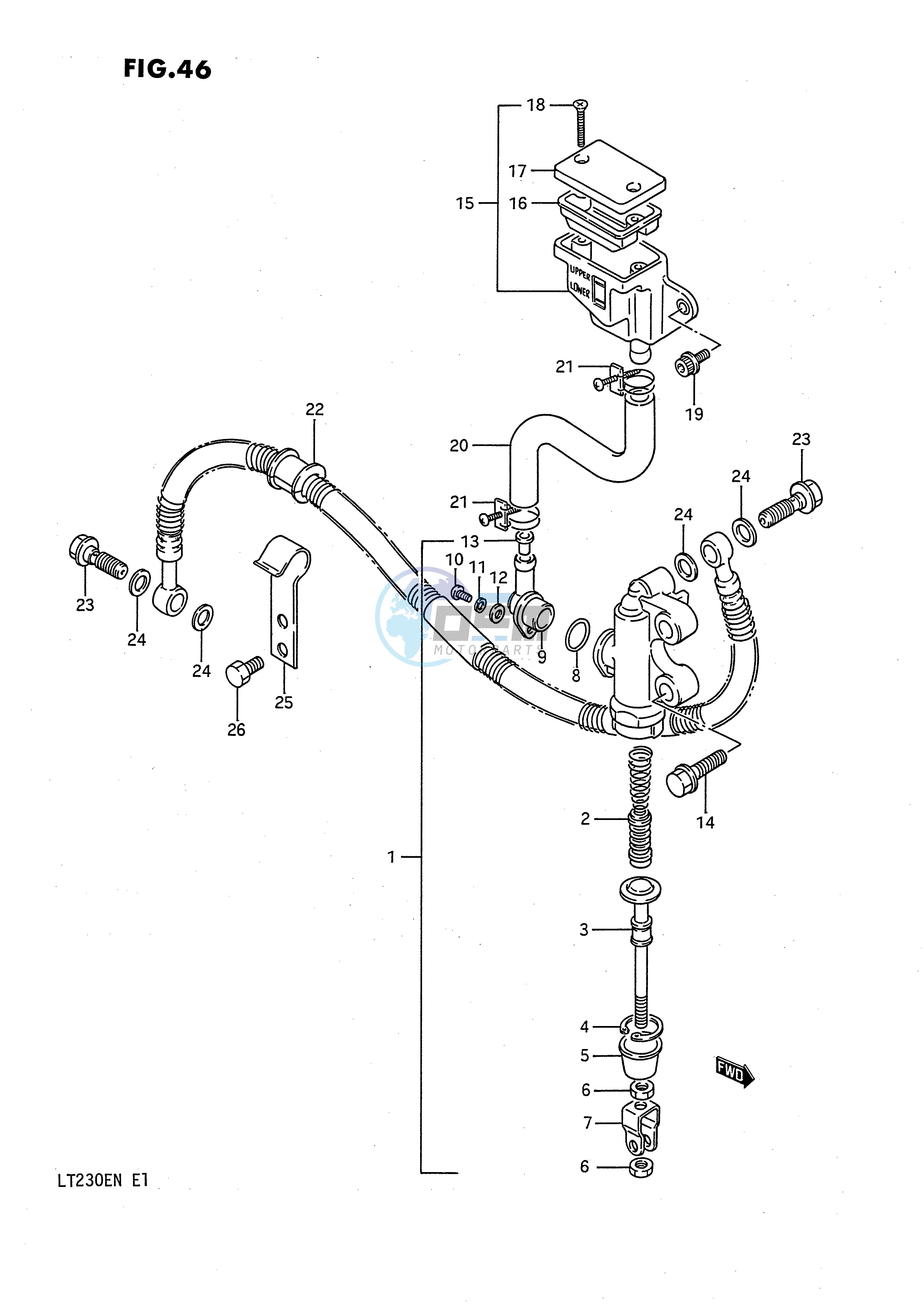 REAR MASTER CYLINDER