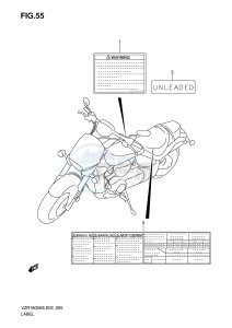 VZR1800 (E2) INTRUDER drawing LABEL