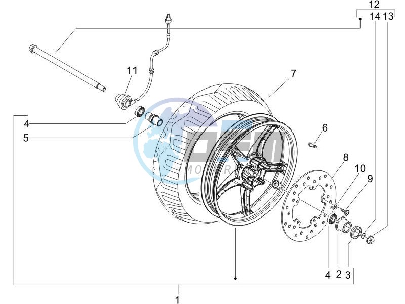 Front wheel