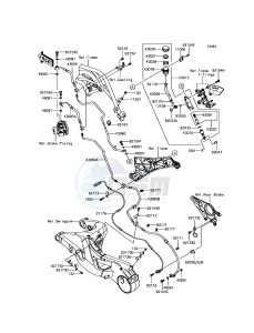 NINJA H2 / NINJA H2 CARBON ZX1000XHFA XX (EU ME A(FRICA) drawing Rear Master Cylinder