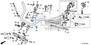 GL1800CF F6C ED drawing HANDLE PIPE/ TOP BRIDGE