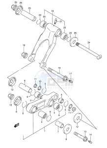 RMX250 (E28) drawing CUSHION LEVER