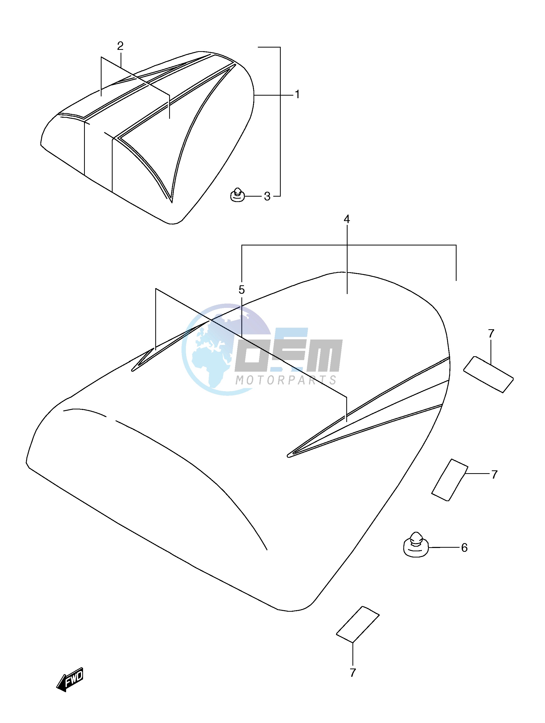 SEAT TAIL BOX (MODEL X)