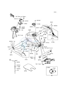 NINJA_ZX-6R ZX600REF FR GB XX (EU ME A(FRICA) drawing Fuel Tank