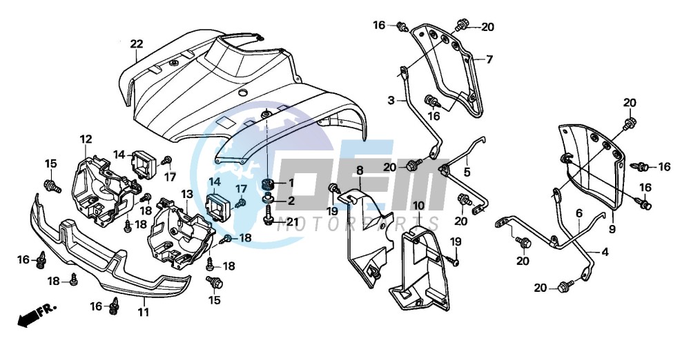 FRONT FENDER ('05)