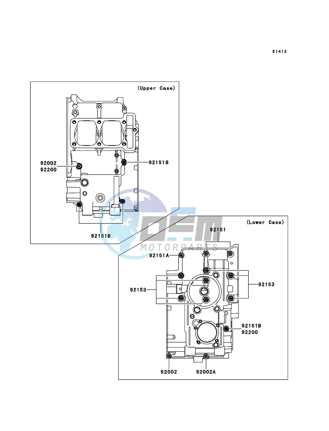 Crankcase Bolt Pattern