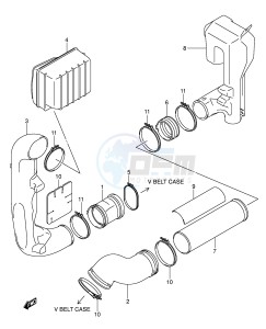 LT-A700X (E28-E33) drawing COOLING DUCT