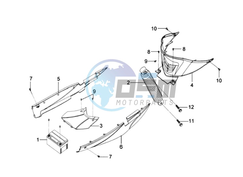 REAR SUSPENSION - COWLING