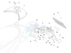 PRIMAVERA 50 4T-3V NOABS E4 (APAC) drawing Rear cover - Splash guard