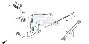 C90CW 70 drawing PEDAL