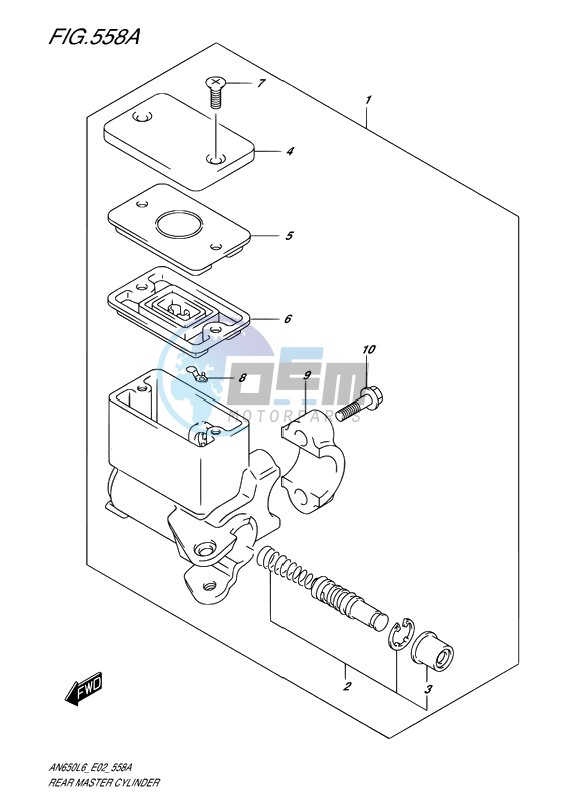 REAR MASTER CYLINDER