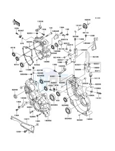 MULE 3010 4x4 KAF620-E5 EU drawing Gear Box