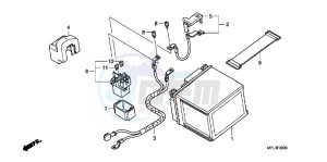 CBR1000RRB drawing BATTERY (CBR1000RR)