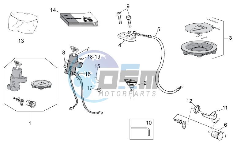 Lock hardware kit